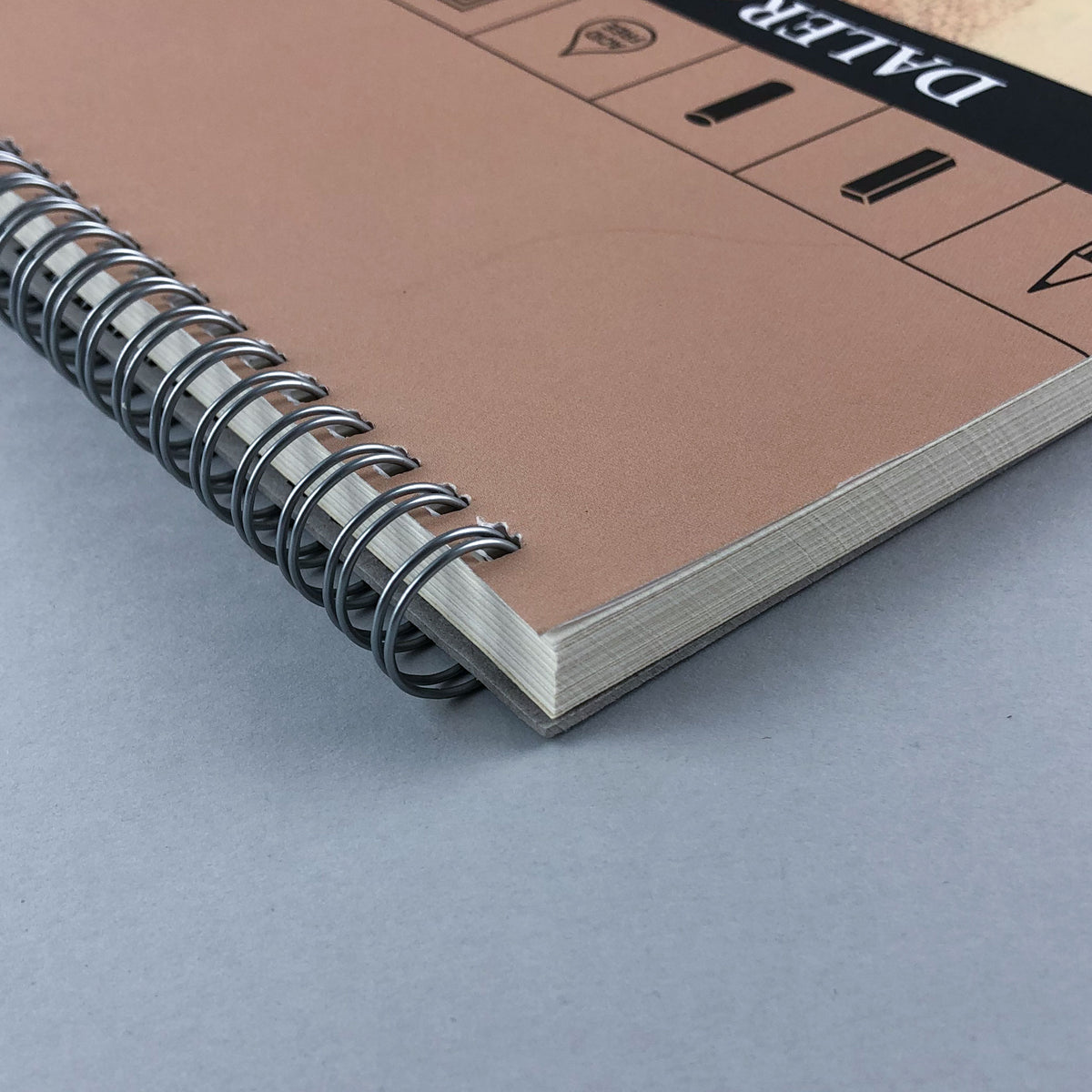 Daler Rowney Ingres Bloc Papier Pastel 160 G/m² 40.6x30.5 Cm - 24 Feuilles 6 Couleurs Assorties, Spirale