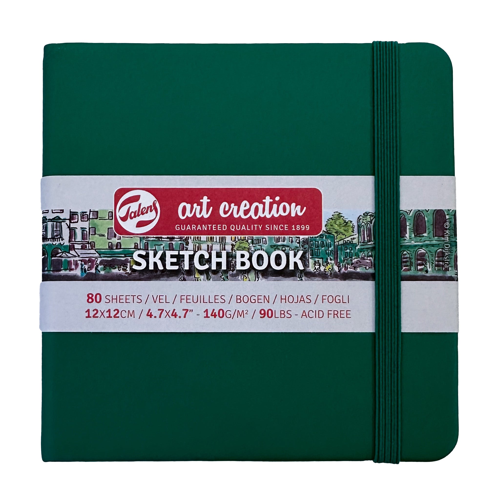 Art Creation Sketchbook Coral Red 12x12 cm