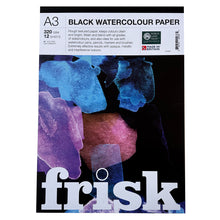 Load image into Gallery viewer, Frisk Watercolour Paper Pads - Black