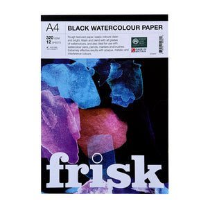 Frisk Watercolour Paper Pads - Black