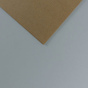 Seawhite Brown Ribbed Kraft Paper