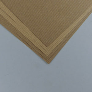 Seawhite Brown Ribbed Kraft Paper