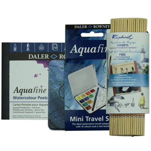 Daler Rowney Aquafine Travel Set Bundle