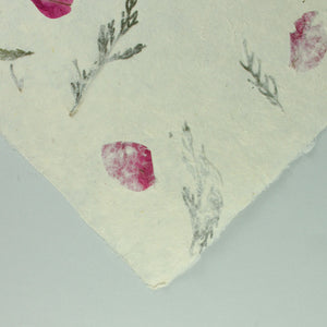 Handmade Paper Pack, Any Mix Of 5 Sheets Bhonswaa Flower