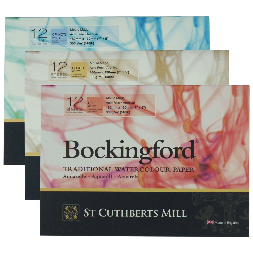Bockingford Watercolour Glued Pads