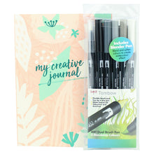 Load image into Gallery viewer, Creative Journal and Tombow Brush Pen Set