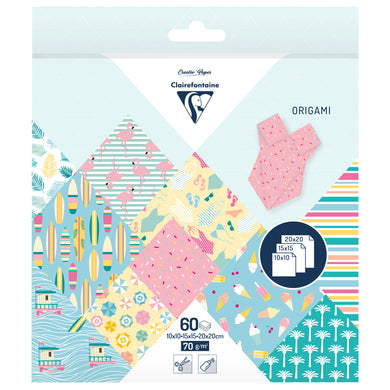 Clairefontaine Origami Paper Pack - 60 Sheets - California Dream