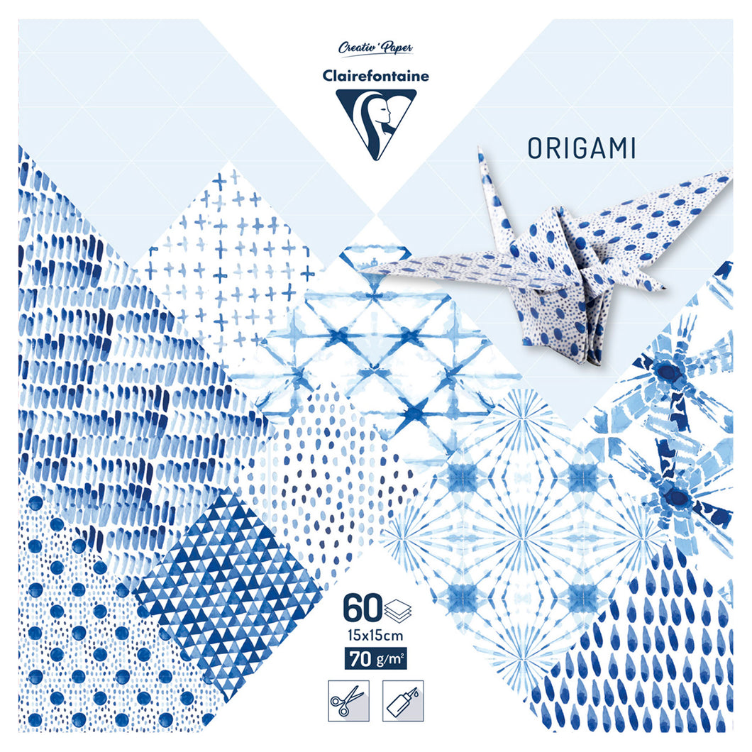 Clairefontaine Origami Paper Pack – 60 sheets – Shibori