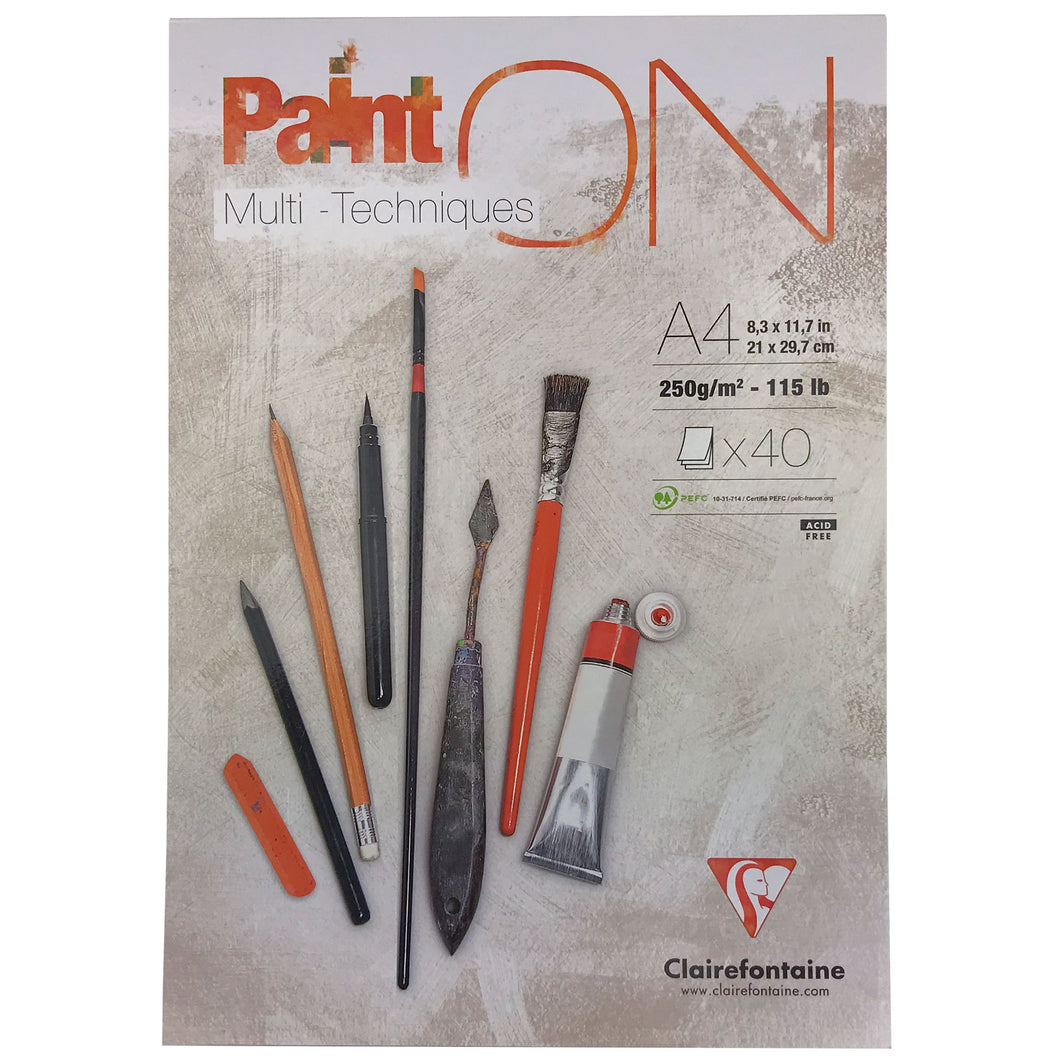 Clairefontaine Paint On Pad – Multi-Technique
