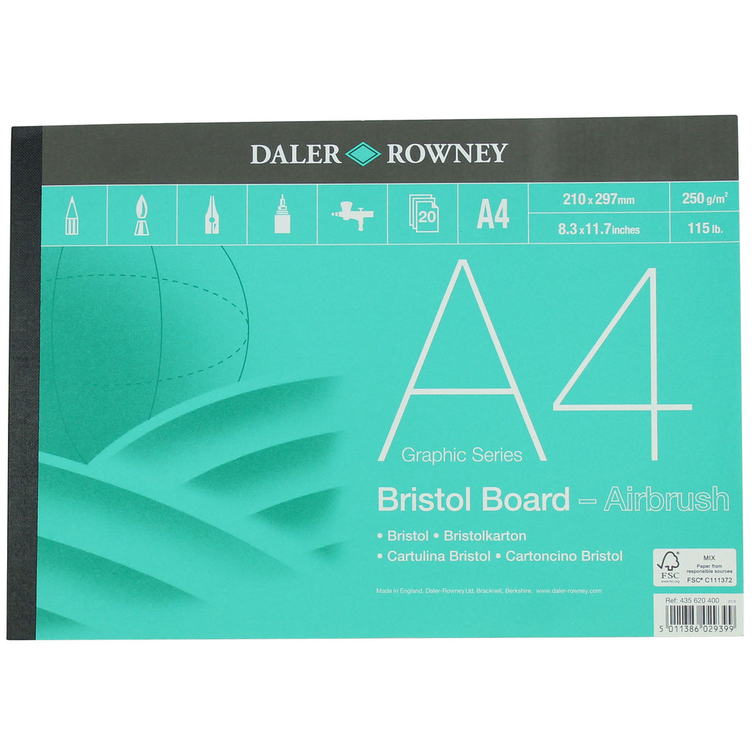 Daler Rowney Bristol Board Pad 250gsm