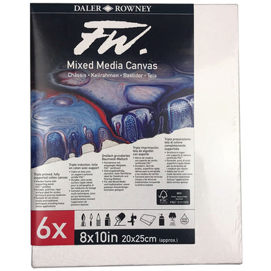 Daler-Rowney FW Mixed Media Canvas Pack