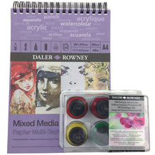 Load image into Gallery viewer, Daler Rowney Mixed Media Pad and FW Inks
