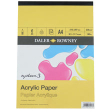 Load image into Gallery viewer, Daler Rowney System 3 Acrylic Art Pad