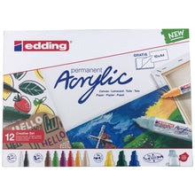 Load image into Gallery viewer, Edding Acrylic Marker Creative Set