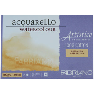 Fabriano Artistico Extra White Watercolour Block