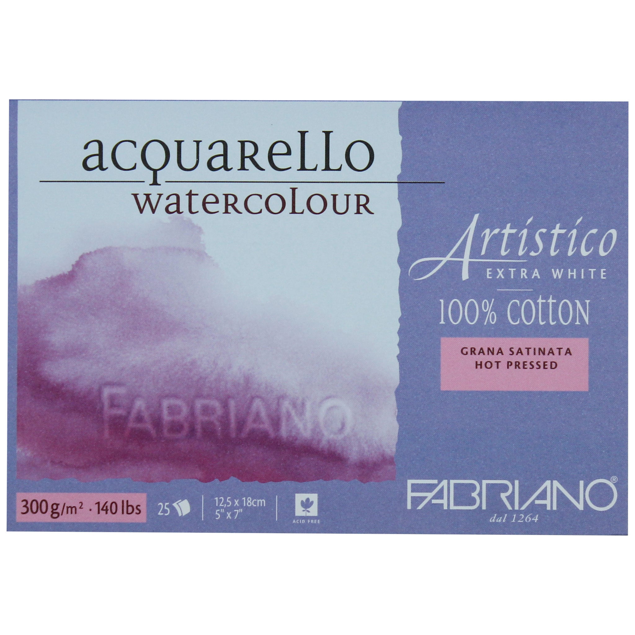 Fabriano Artistico Extra White Block: 20/25 Pages, 140lb, 300lb, Paperback  – Perfect Paper Company