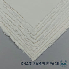 Load image into Gallery viewer, Khadi Paper Sample Pack 10 Sheets