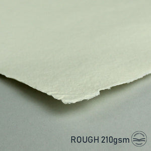 Khadi White Rag Paper comes in rough and smooth texture