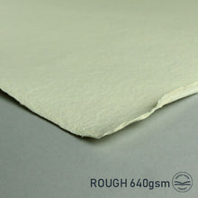 Load image into Gallery viewer, Khadi White Rag Paper is handmade Indian paper