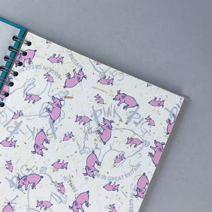 Pink Pig Sketchbook Square