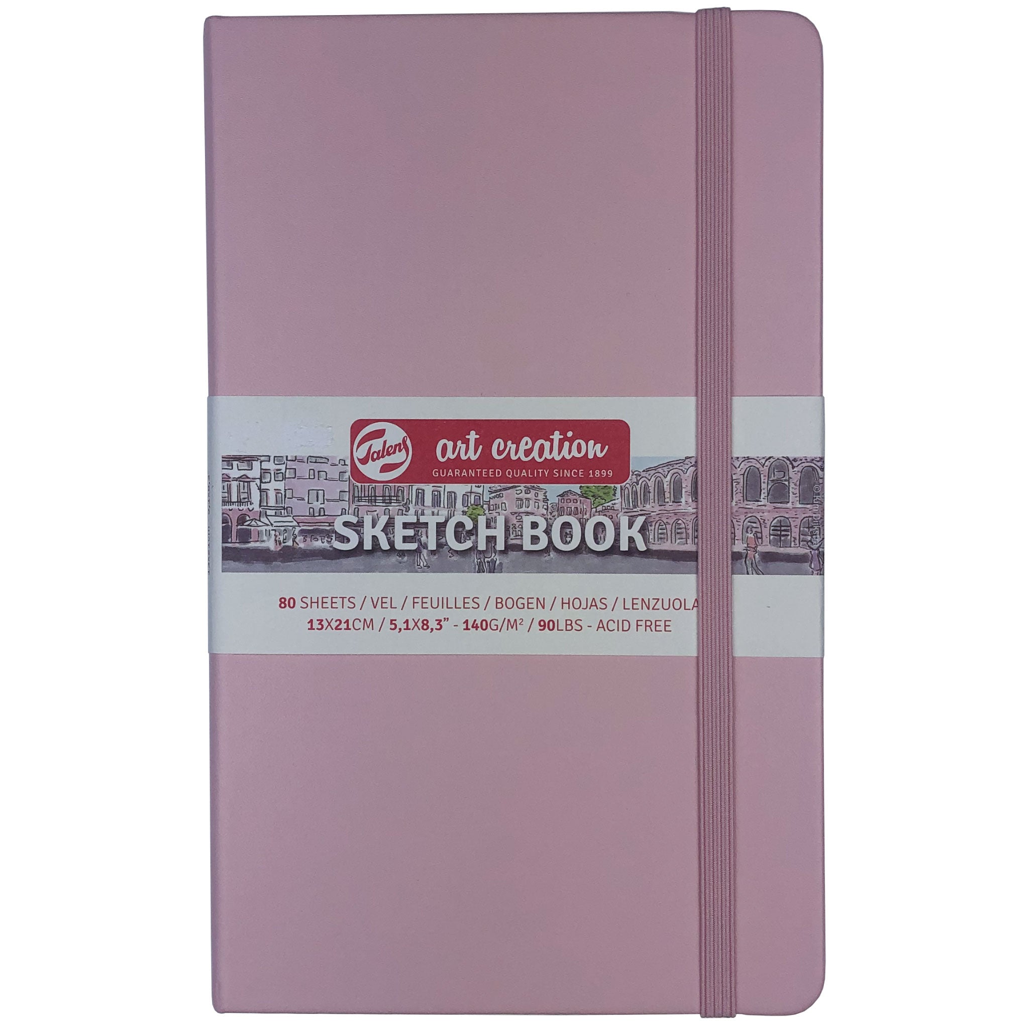 Sketchbook Pastel Violet 13 x 21 cm 140 g 80 Sheets