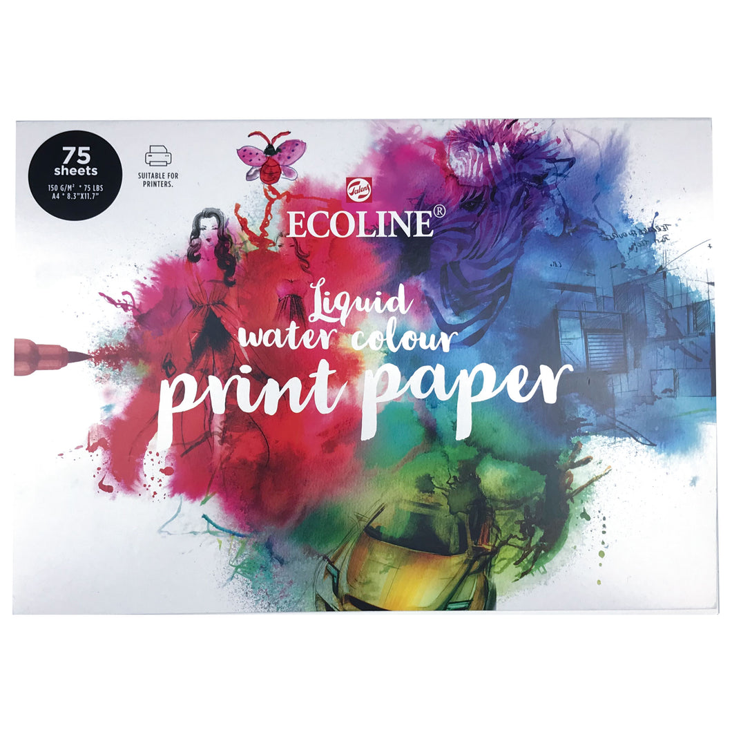 Royal Talens Ecoline Liquid Watercolour Print Paper
