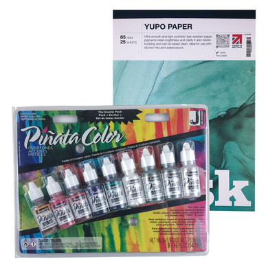 Alcohol Pinata Ink & Yupo Paper Pack